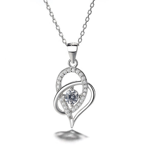 Lovely Heart Shaped Pendant Necklace!